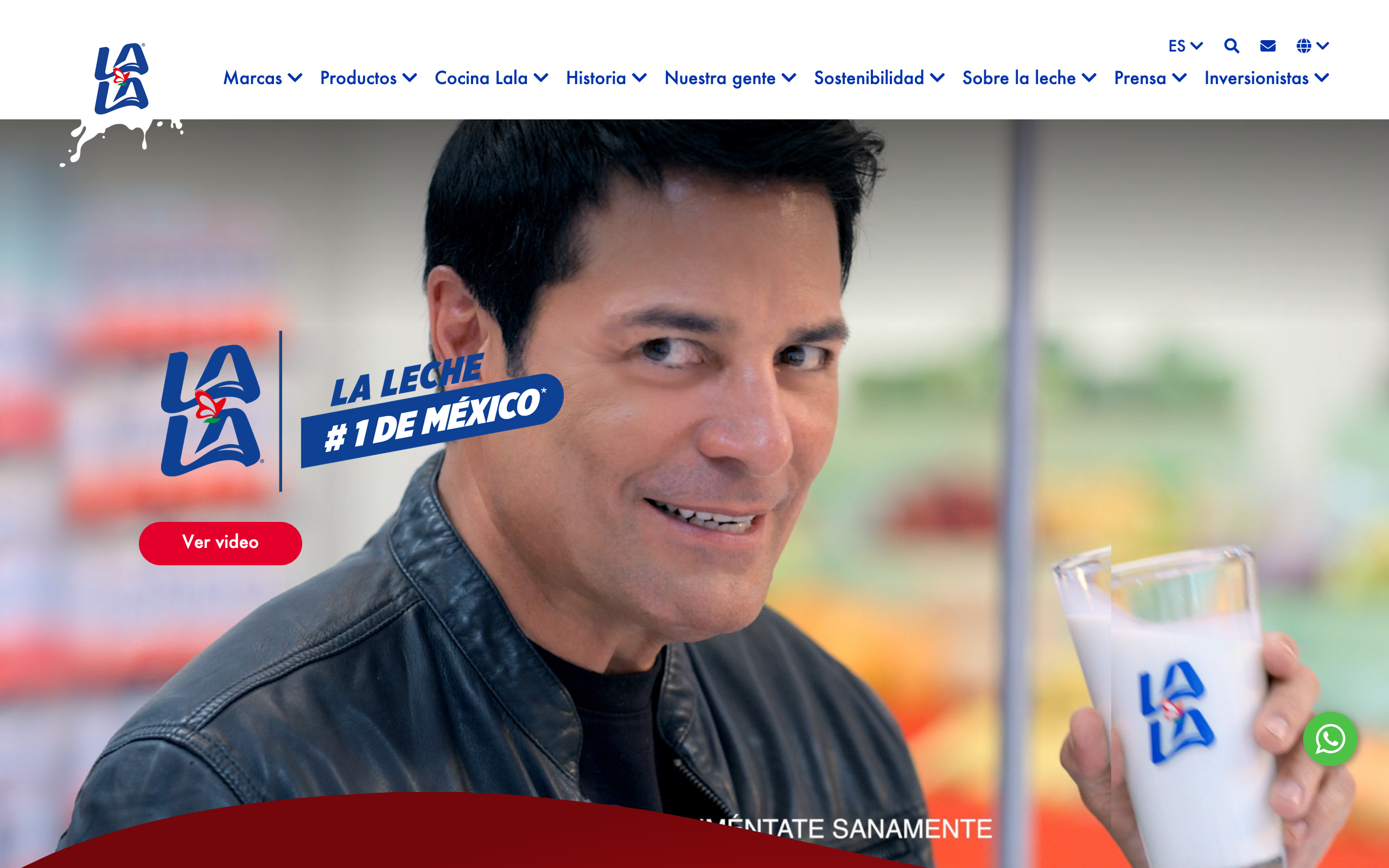 Lala website desktop